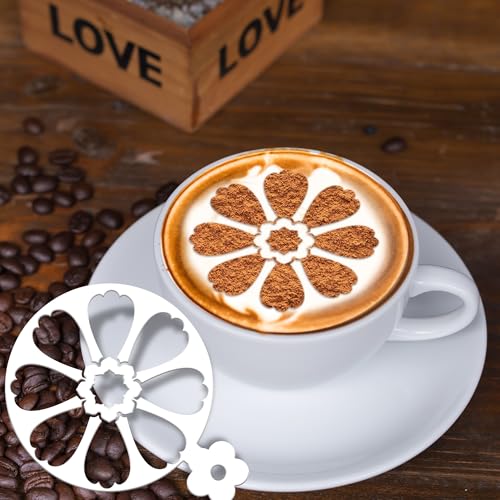 Mandala Flower Coffee Stencils (25 Count)