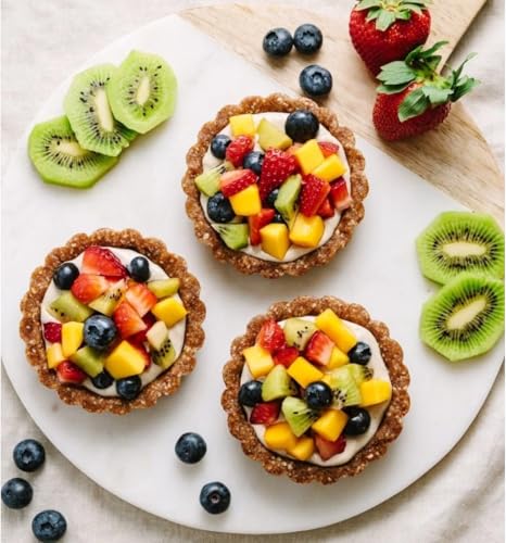 4 Inch Mini Quiche Pans Gold 6 Pack. Egg Tart Molds w (6 Count)