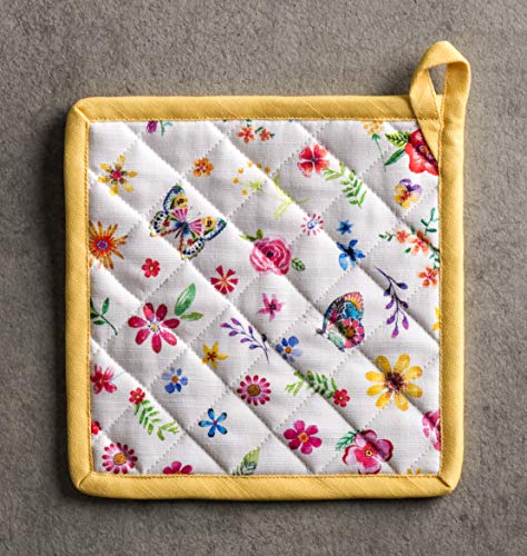 100% Cotton Oven Mitt & Pot Holder Set