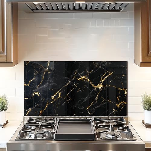 Tempered Glass Backsplash Kitchen