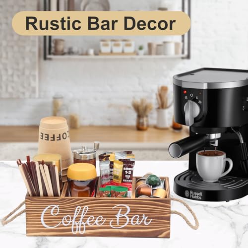 Coffee Station Organizer for Countertop Bar Accessories
