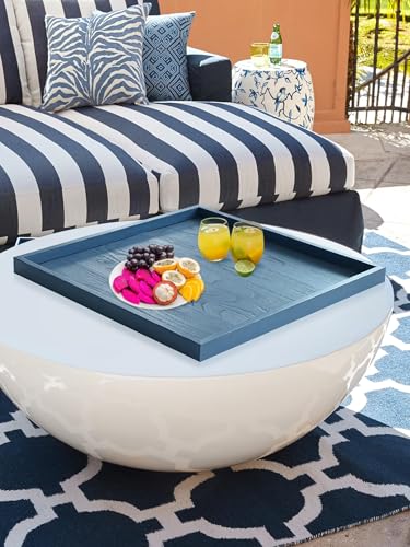 Square Ottoman Table Tray 24"