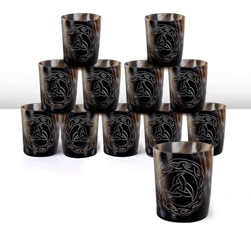 Viking Horn Shot Glasses Set of 12 (12 Count)