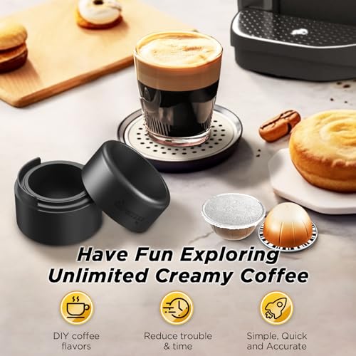 Reusable Refill Kit for Nespresso Vertuo Pods with Fast Sealing (52 Count)