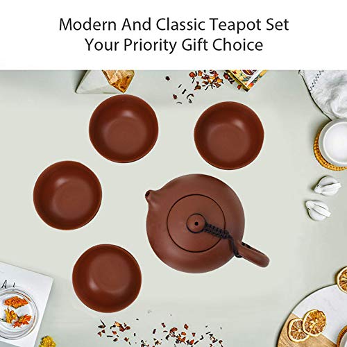 Portable Yixing Purple Clay Tea Set