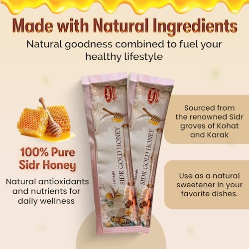 Sidr Gold Honey Sticks (20 Count)