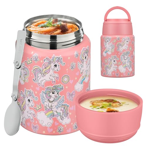 16oz Insulated Food Jar with Spoon