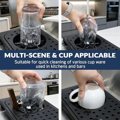 Glass Rinser Cup Cleaner for Sink