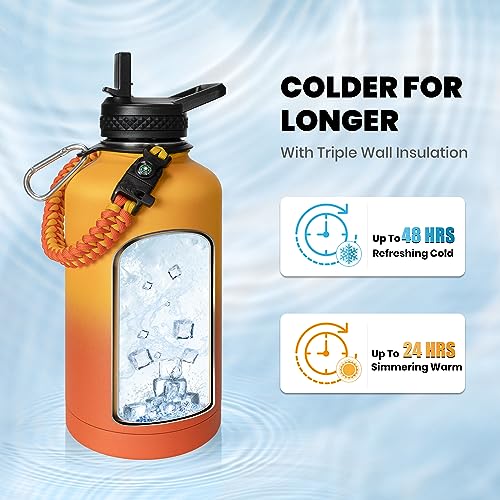 Insulated Water Bottle 64 oz