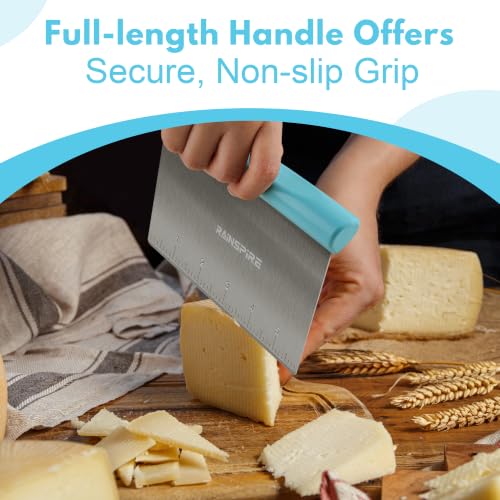 Multi Purpose Stainless Steel Bench Scraper Dough Blender & Pastry Cutter