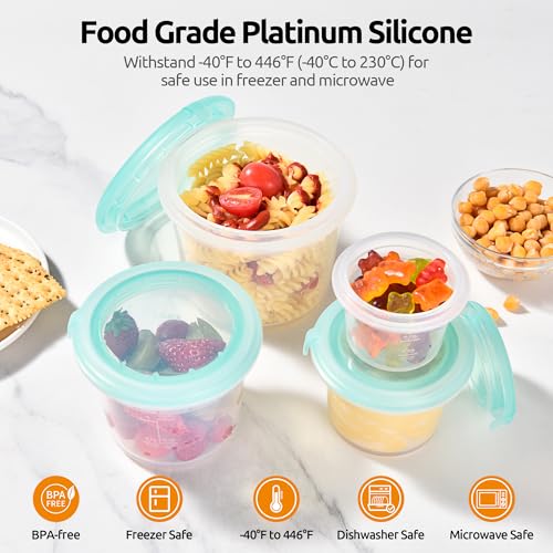 Silicone Container with Lids