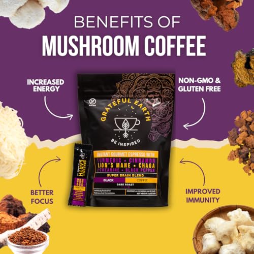 Instant Espresso Coffee With Lion's Mane (4.8 Ounce)
