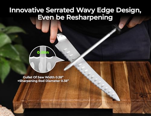 Resharpenable Bread Knife for Homemade Bread