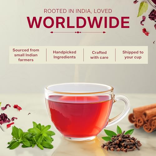 Sweet Hibiscus Cinnamon Green Tea (50 Count)