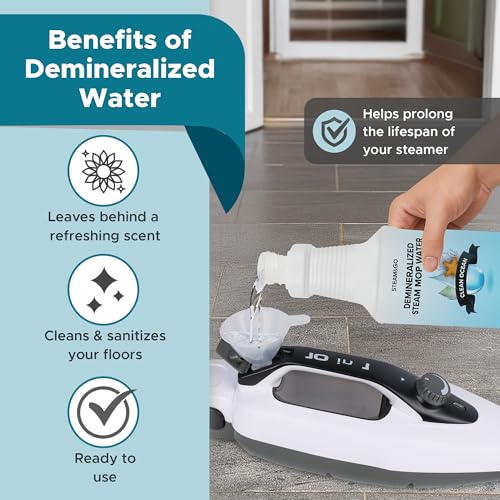 Steam & Go Demineralized Water for Steam Mop (192 Fl Oz)