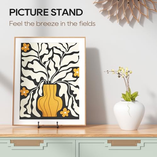 3 Pack 12 Inch Plate Stands for Display Metal Picture Stand Plate Holder (3 Count)
