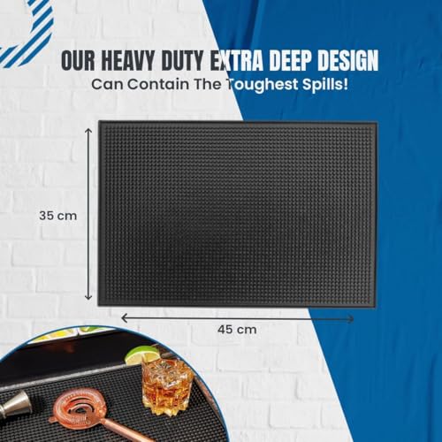 Rubber Bar Mats for Countertop (2 Count)