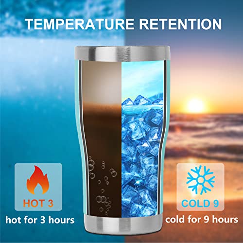 20oz Tumbler with Lid Stainless Steel Tumblers Bulk (8 Count)