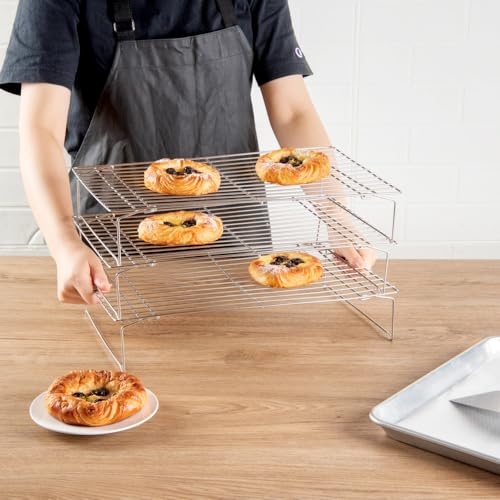 Met Lux 15.7 x 9.8 x 8.3 Inch Wire Baking Rack Set