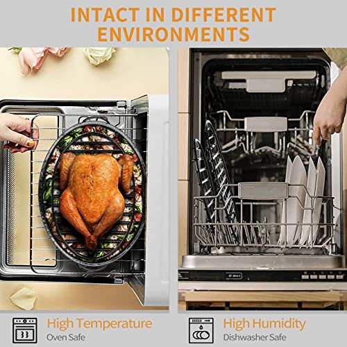 Roasting Rack with Integrated Feet