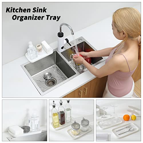Silicone Kitchen Sink Organizer Tray for Multiple Usage