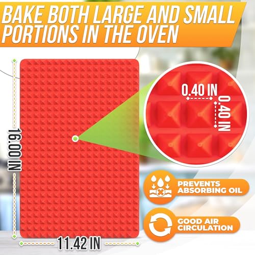 Red Silicone Baking Mat