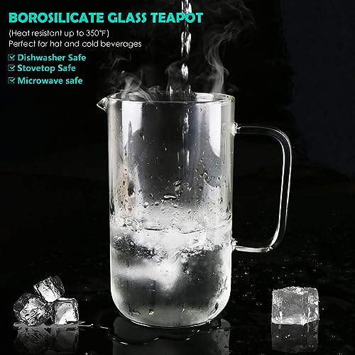 51oz Glass Teapot with Infuser (51 Count)