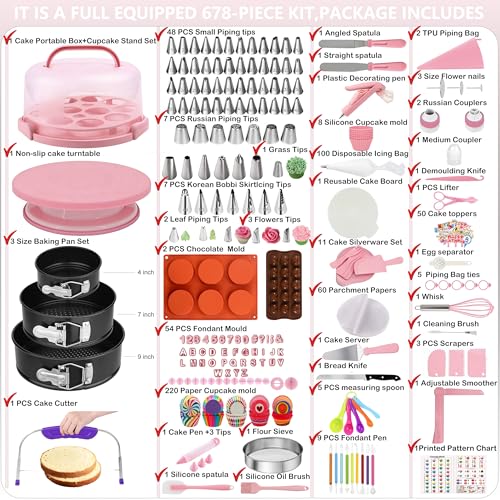 Cake Decorating Kit (678 Count)