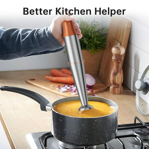 Immersion Blender Handheld Corded Hand Blenders Set 1100W