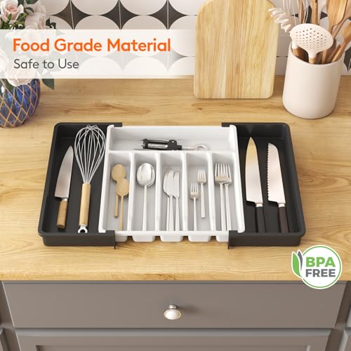Extra Large Silverware Drawer Organizer