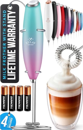 Powerful Milk Frother Wand With Duracell Batteries