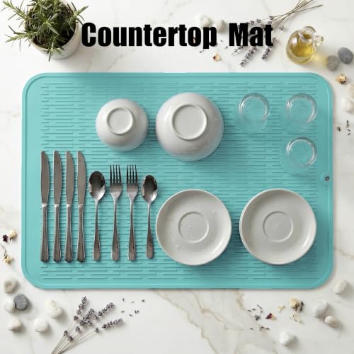 Silicone Dish Drying Mat for Multiple Usage
