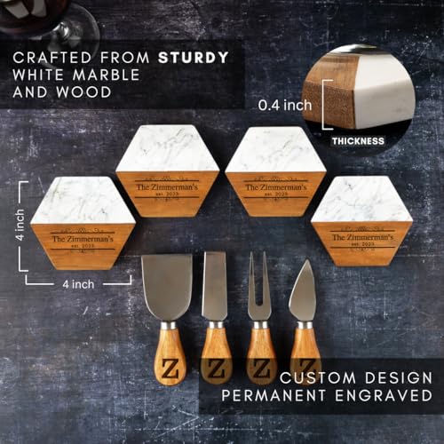 Personalized Charcuterie Board Set