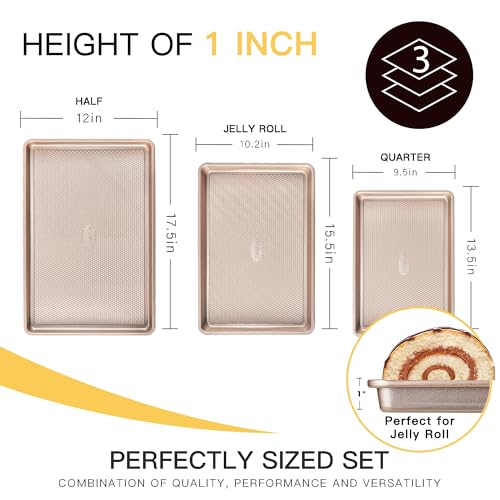 Baking Sheet Pan Set of 3 (3 Count)