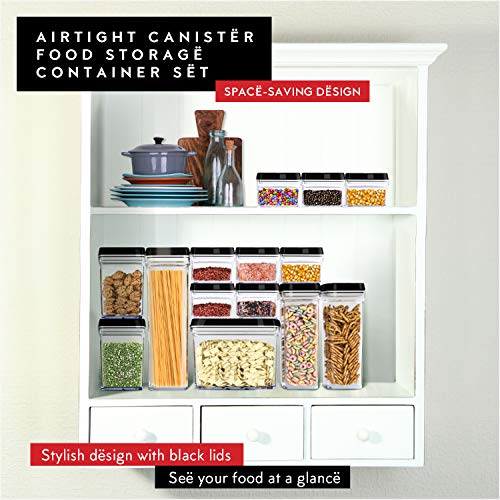 Set of 6 Mini Airtight Food Storage Containers with Lids (6 Count)
