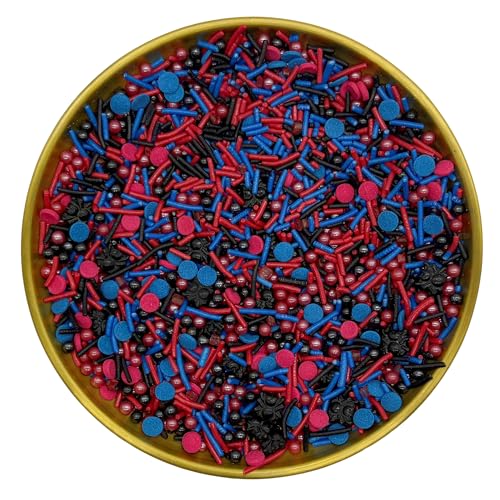 Spider Themed Sprinkles Mixed Style Edible Cake Decorations Cupcake Toppers Cookie Perfect for Cakes