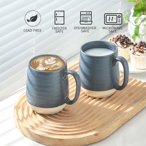 Porcelain Coffee Mugs Set of 6 (6 Count)