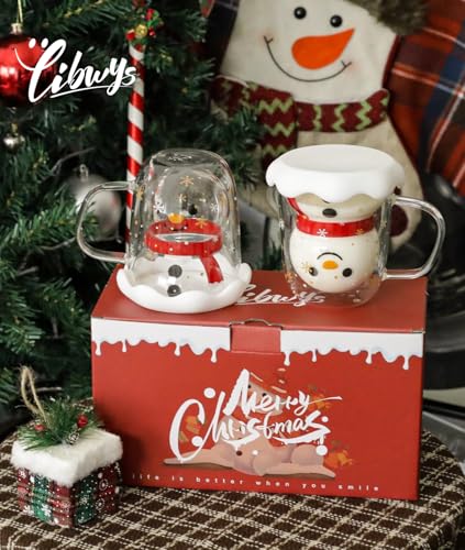 2pcs Snowman Christmas Mugs (2 Count)
