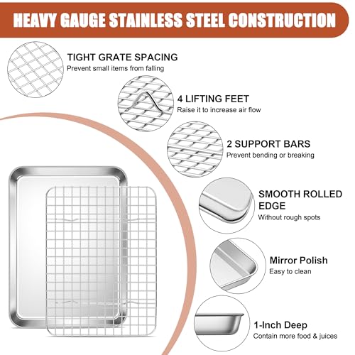 Baking Sheet with Wire Rack Set (2 Count)