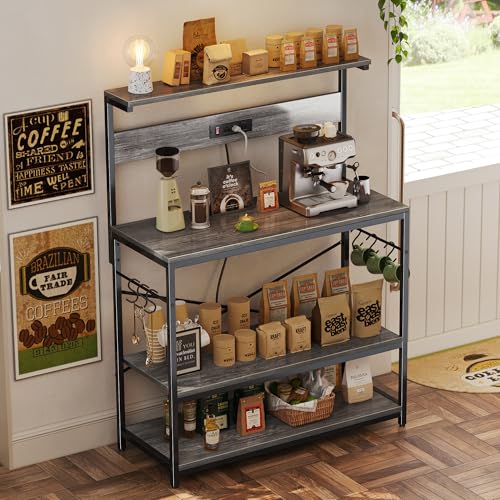 Bakers Rack with Power Outlets