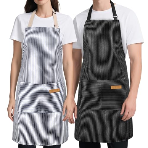 2 Pack Kitchen Cooking Aprons (2 Count)
