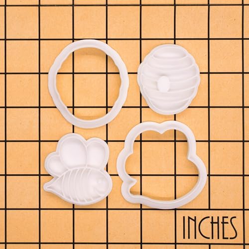 Bee Happy Mini 2" Cookie Cutter & Stamp Set