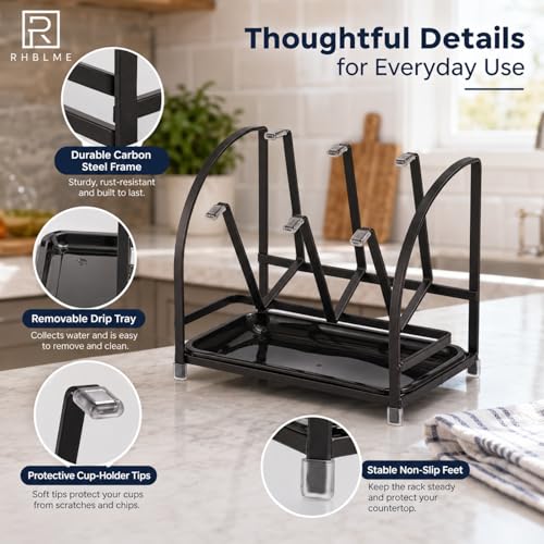 2 Packs Glass Drying Rack (16 Ounce)