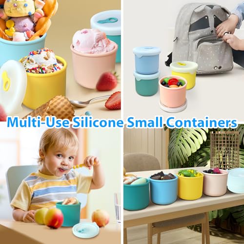 8.5 OZ Silicone Food Storage Containers (8 Ounce)
