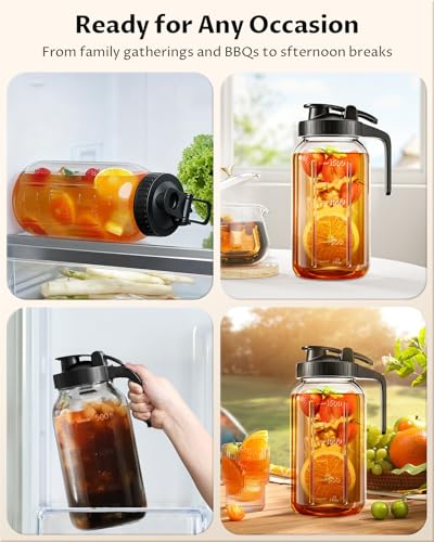 64oz Mason Jar Pitcher