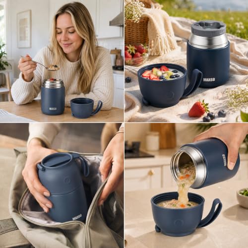 Insulated Thermo Food Jar for Hot & Cold Food for Adult