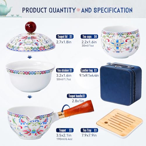 Chinese Tea Set Gongfu Tea Set (4 Count)