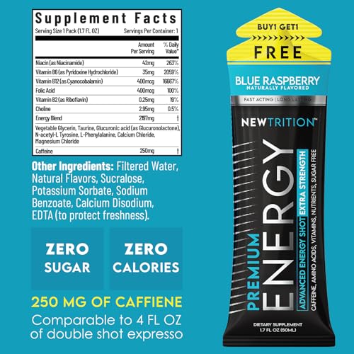 Extra Strength Energy Shots (10.2 Fl Oz)