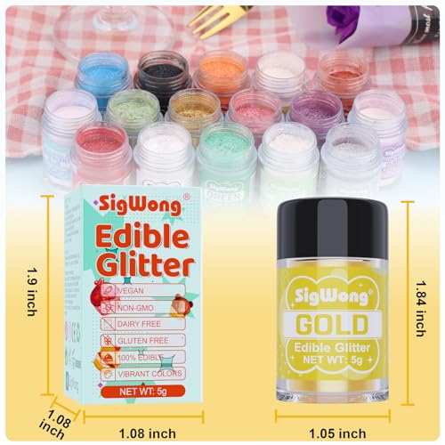 Gold Edible Glitter
