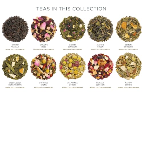 Tea Sampler 10 Pyramid Infuser Bags (10 Count)